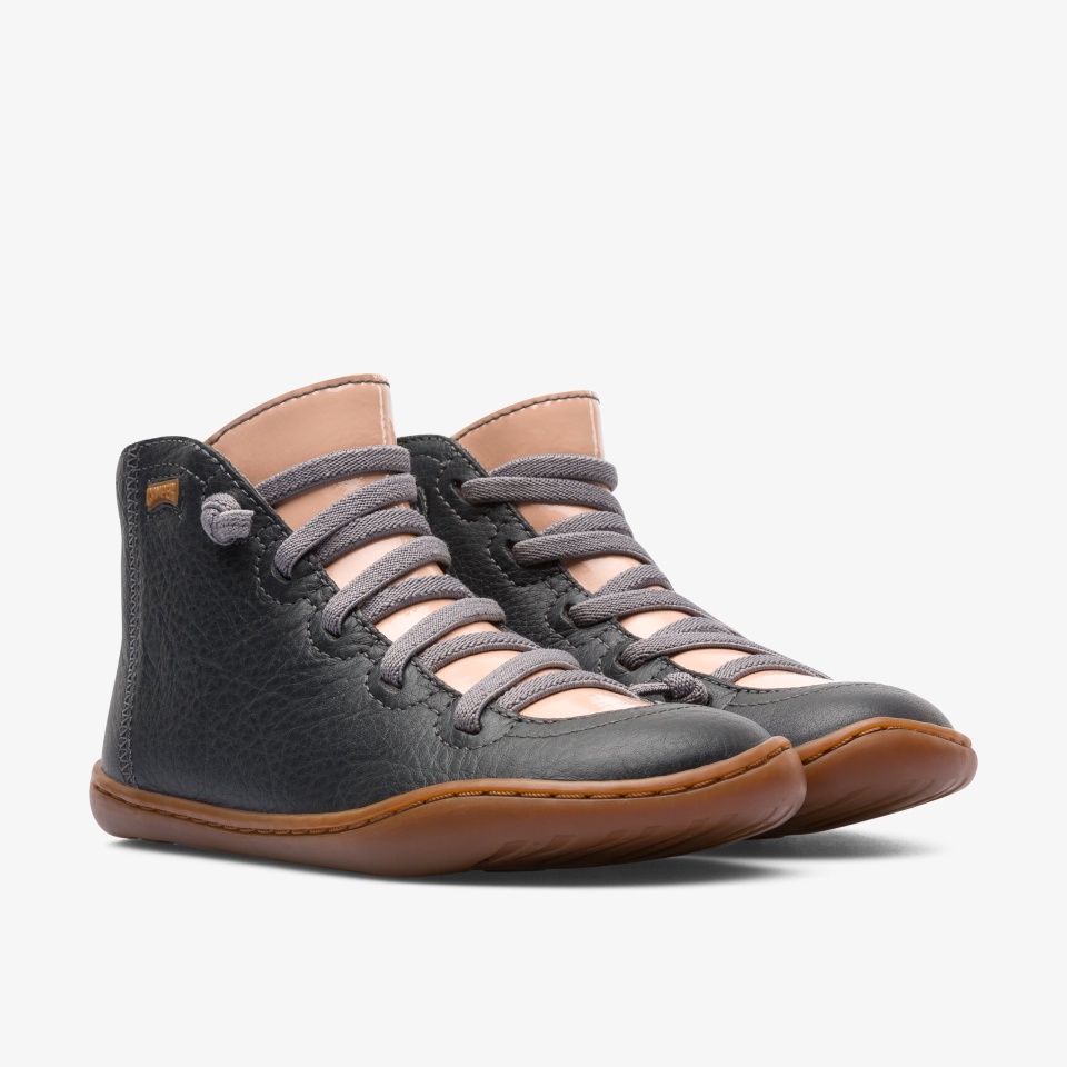 Botas Camper Peu Niña - Gris Oscuro | Camper Mexico + 8792YFDBL